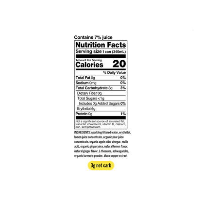 lemon turmeric adaptogen drink (12 pack)