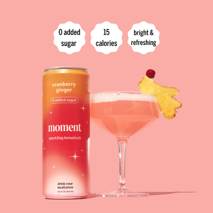 cranberry ginger adaptogen drink (12 pack)