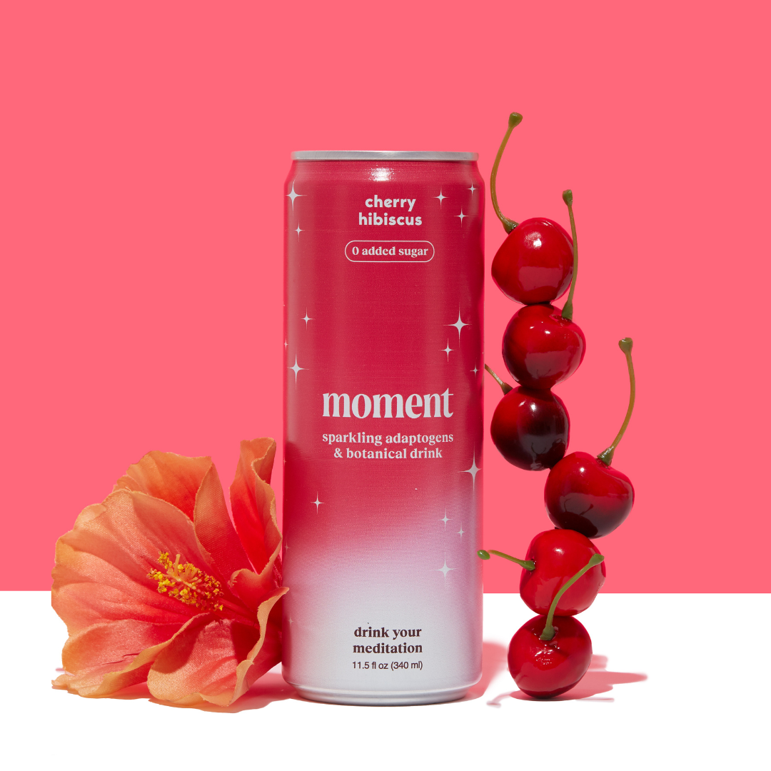 cherry hibiscus adaptogen drink (12 pack)
