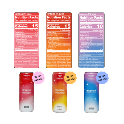 botanical soda variety (18 pack)